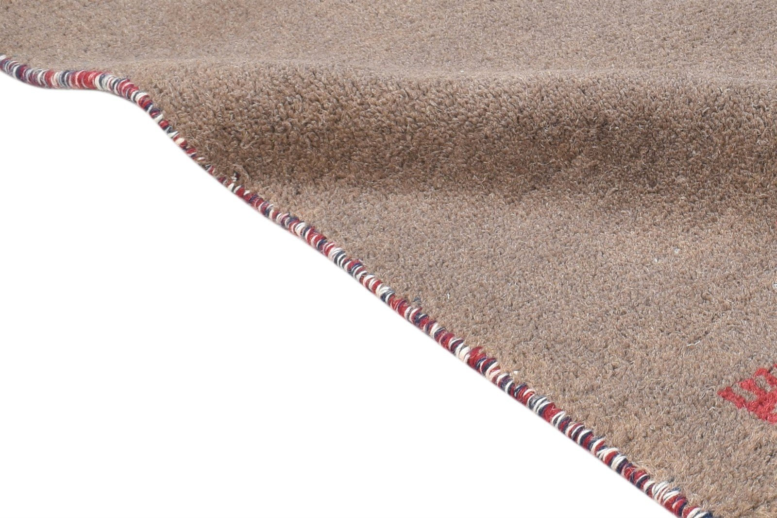 Taupe Wool Rug 2' X 3' Southwestern Hand Knotted American Tribal Small Carpet Area Rug