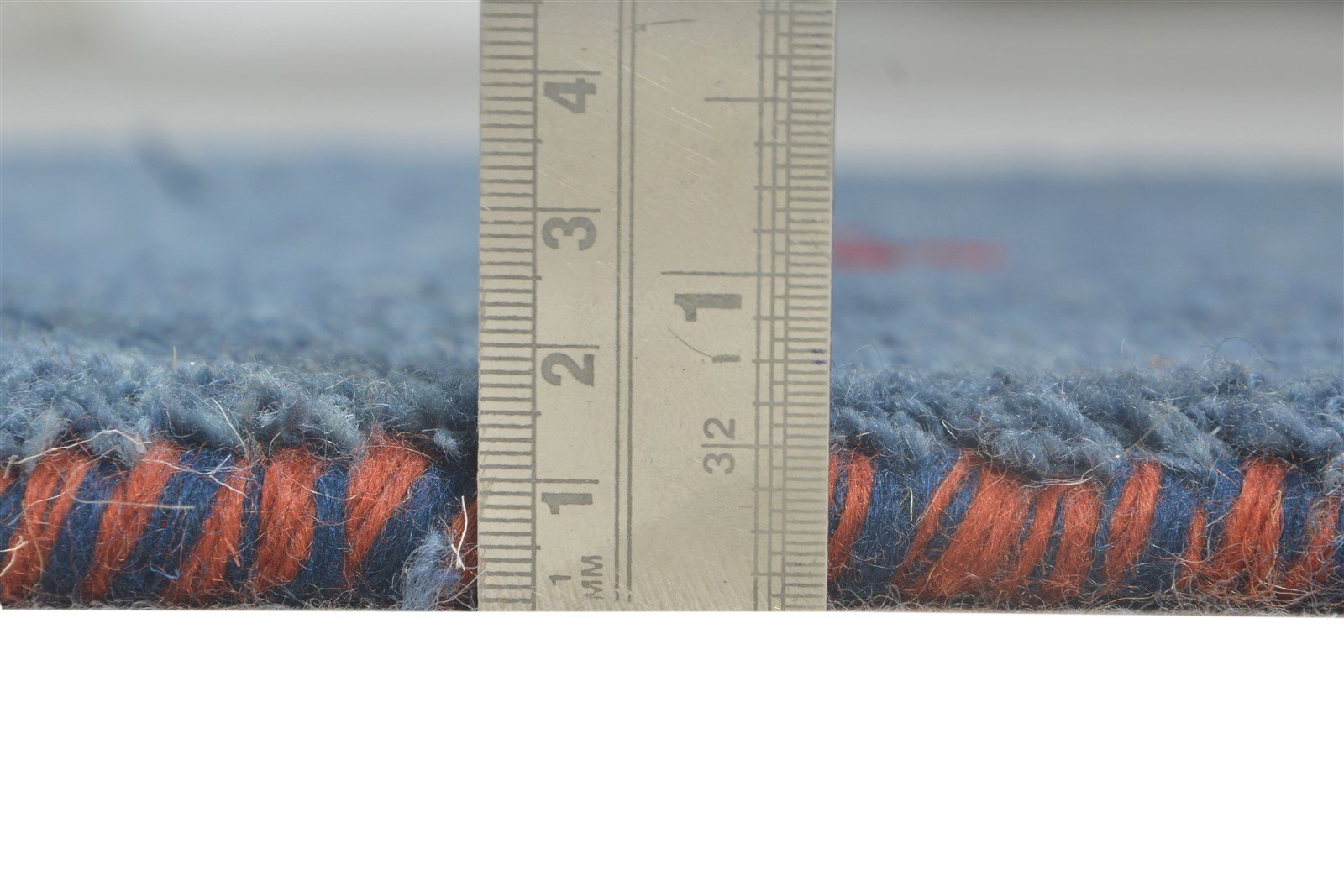Wool Blue Rug 2' X 3' Southwestern Hand Knotted American Tribal Small Carpet Area Rug