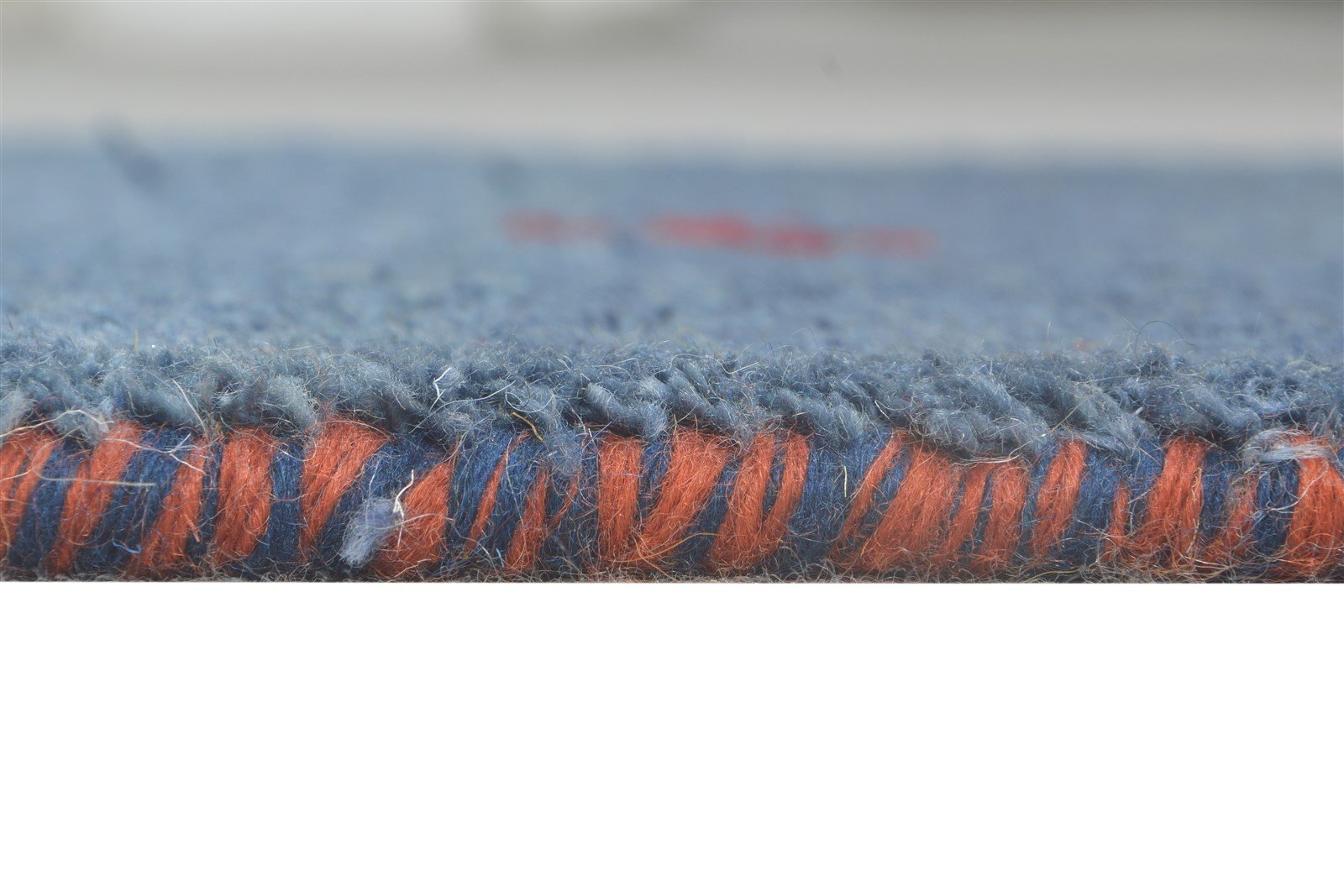 Wool Blue Rug 2' X 3' Southwestern Hand Knotted American Tribal Small Carpet Area Rug