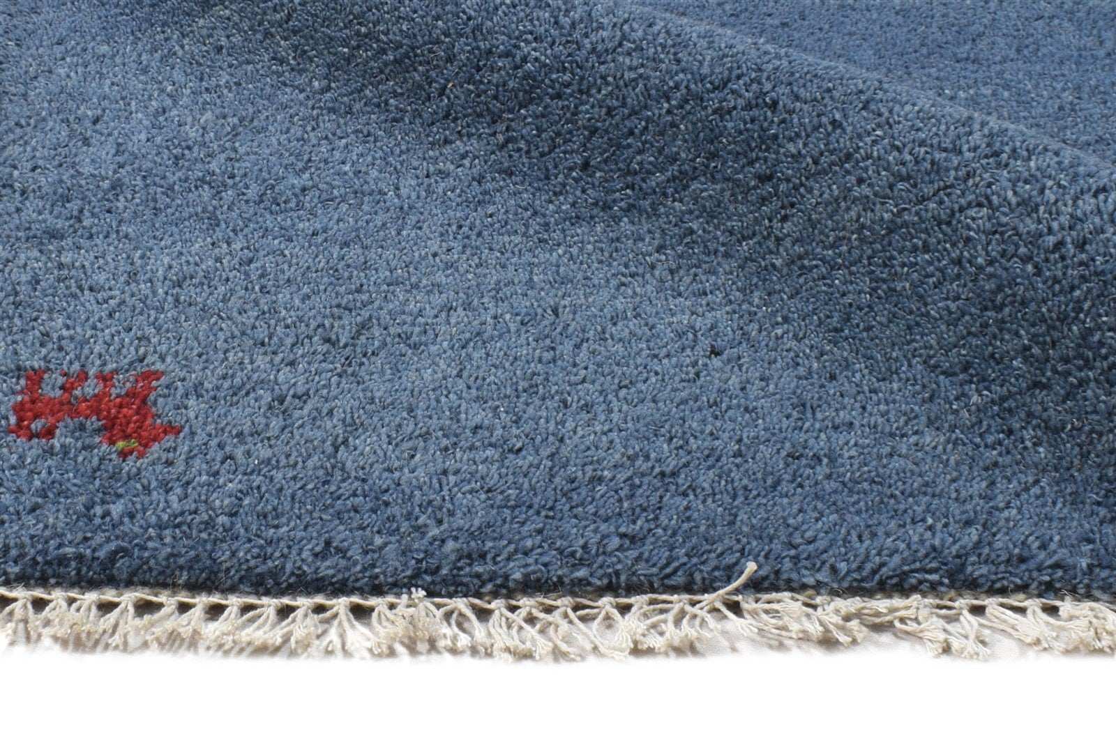 Wool Blue Rug 2' X 3' Southwestern Hand Knotted American Tribal Small Carpet Area Rug