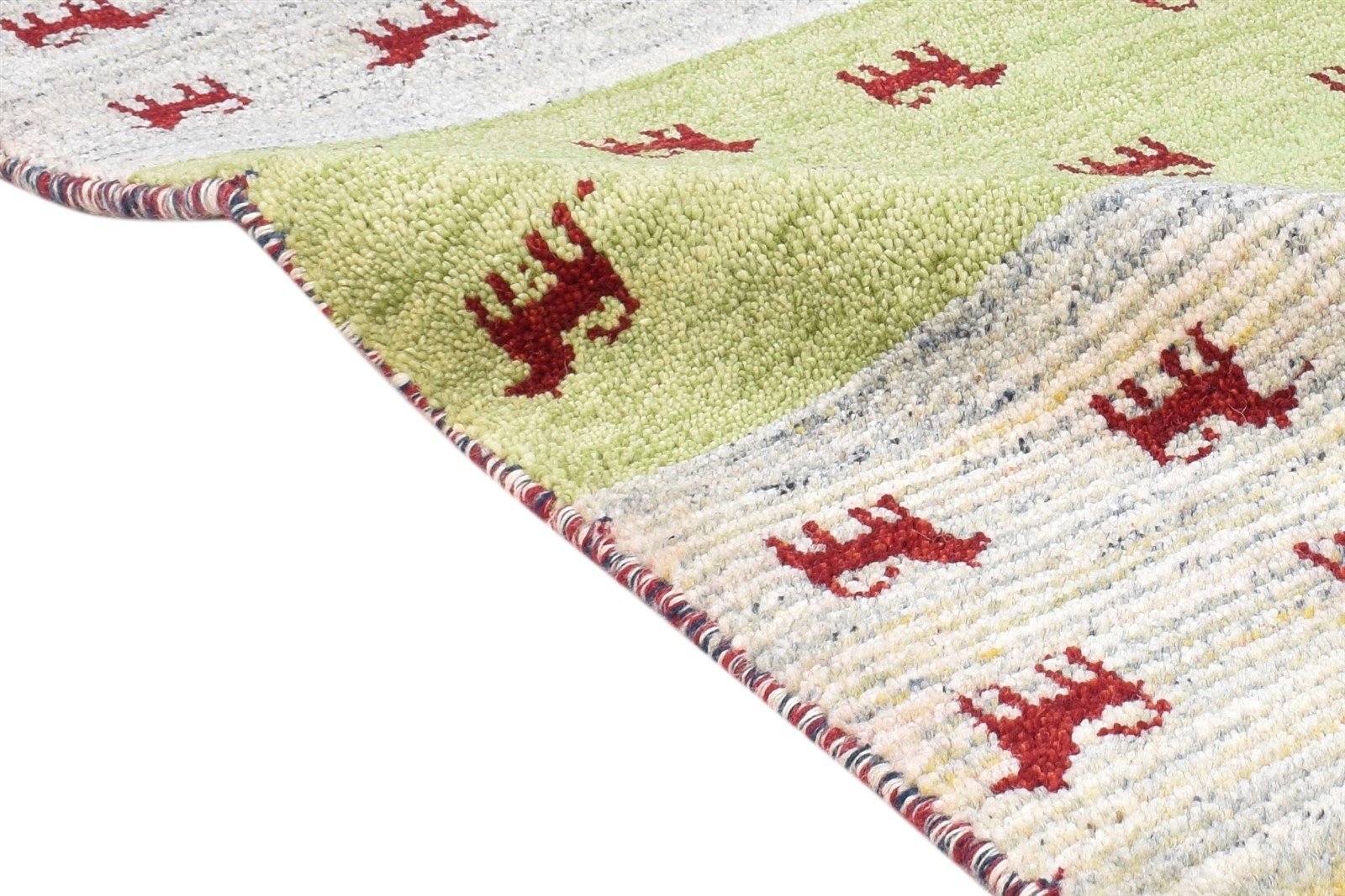 Sage Wool Rug 2' X 3' Southwestern Hand Knotted American Tribal Small Carpet Area Rug