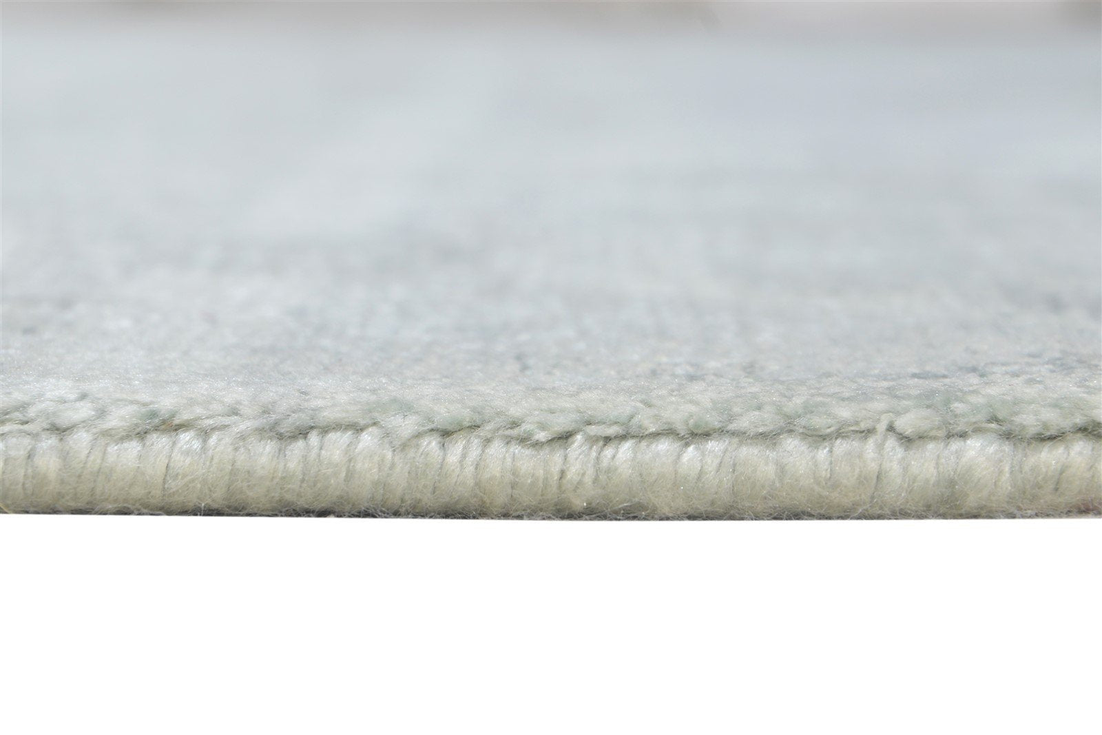 Silk Grey Rug 6' X 9' Modern Hand Knotted Scandinavian Nordic Room Size Carpet Area Rug