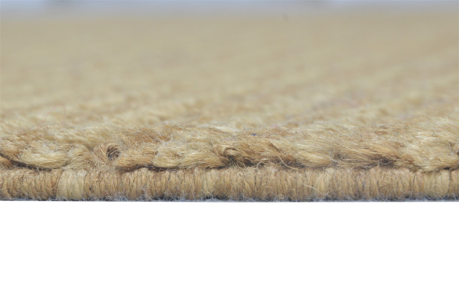 Jute Brown Rug 5' X 8' Modern Hand Woven Scandinavian Striped Room Size Carpet Area Rug