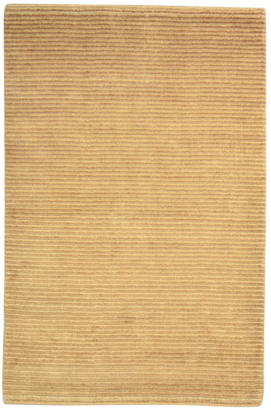 Jute Brown Rug 5' X 8' Modern Hand Woven Scandinavian Striped Room Size Carpet Area Rug