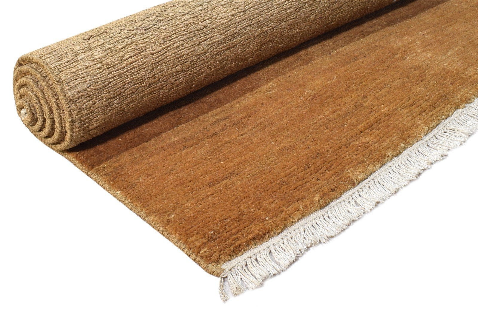 Sisal Brown Rug 5' X 6' Modern Hand Knotted Scandinavian Solid Room Size Carpet Area Rug