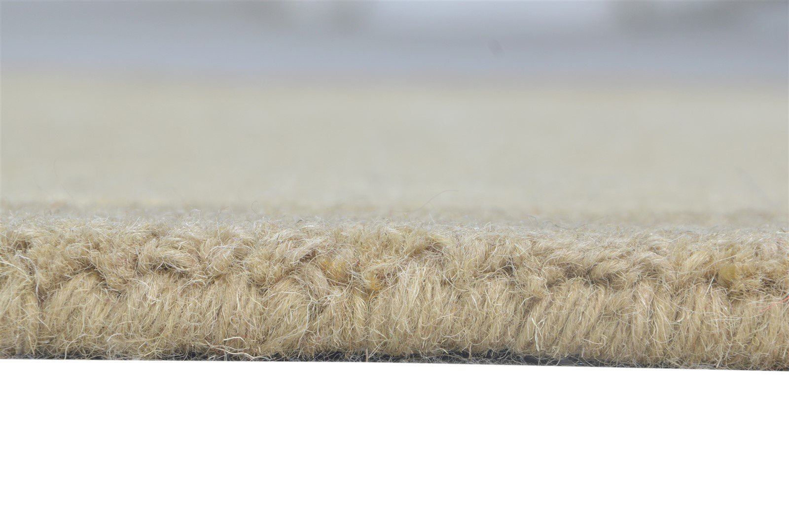 Wool Cream Rug 2' X 3' Modern Hand Tufted Scandinavian Bordered Small Carpet Area Rug