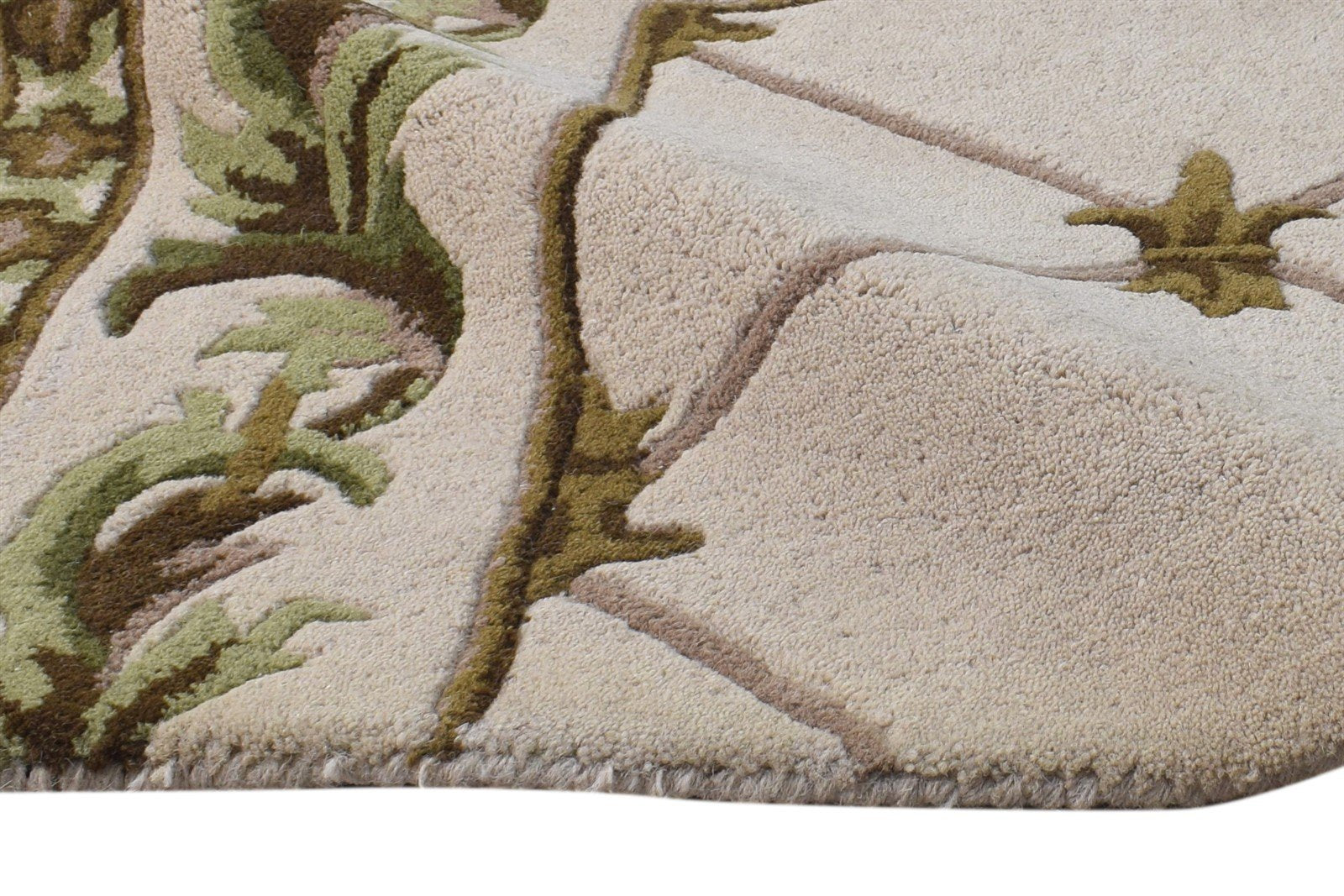 Hand Tufted Cream Wool Rug 2' X 3' Persian Abbuson Oriental Small Carpet Area Rug