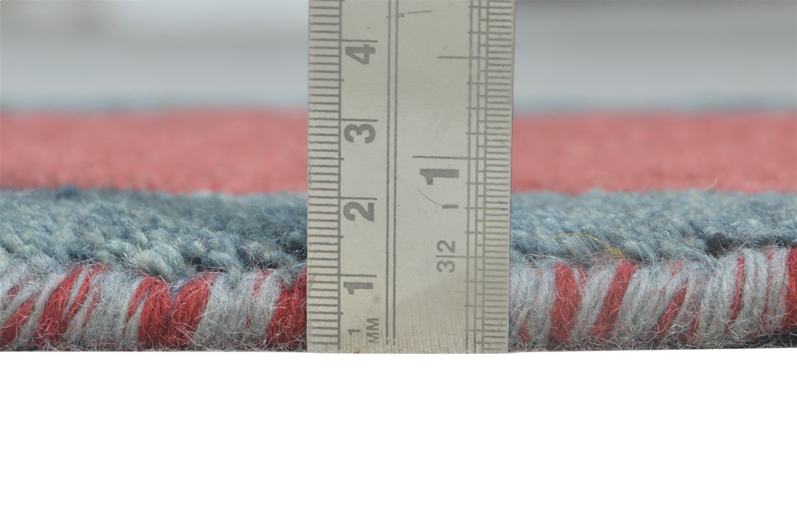 Red Wool Rug 1' X 2' Southwestern Hand Knotted Gabbeh Tribal Small Carpet Area Rug