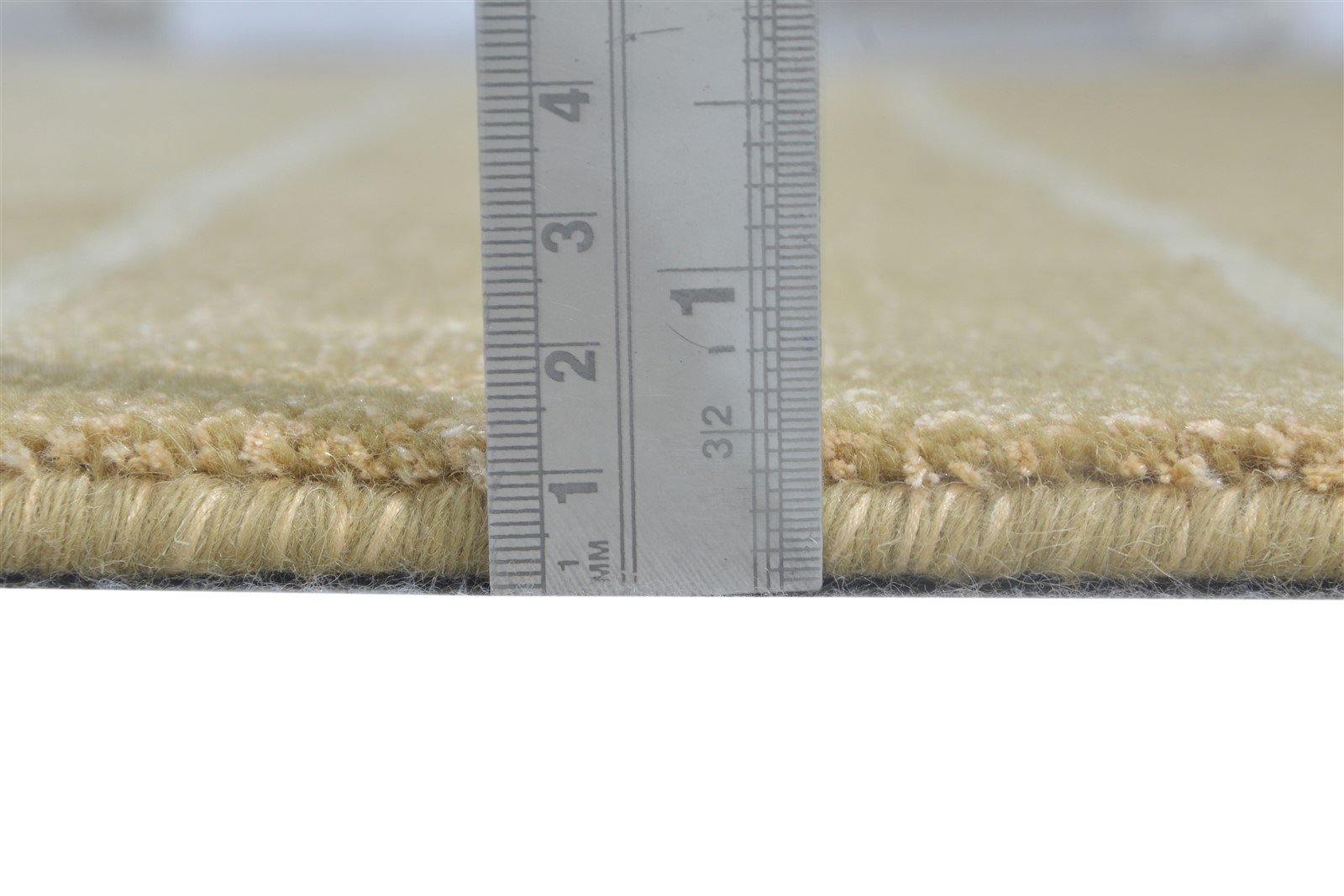 6X9 Rug Wool / Silk Beige Modern Hand Knotted French Floral Room Size Carpet Area Rug