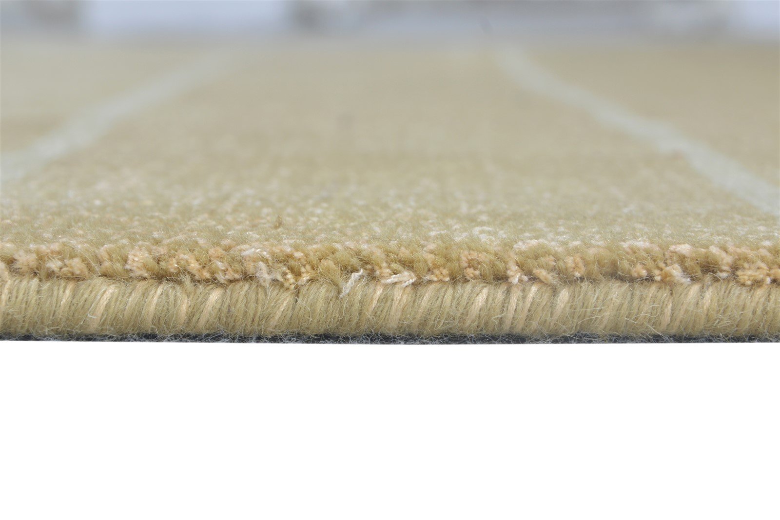 6X9 Rug Wool / Silk Beige Modern Hand Knotted French Floral Room Size Carpet Area Rug