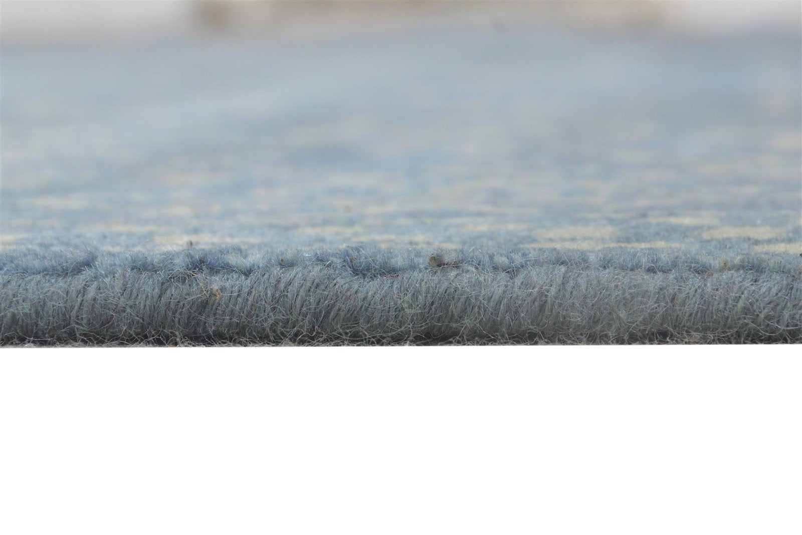 Hand Knotted Blue Wool Rug 6' X 9' Persian Bokhara Oriental Large Carpet Area Rug