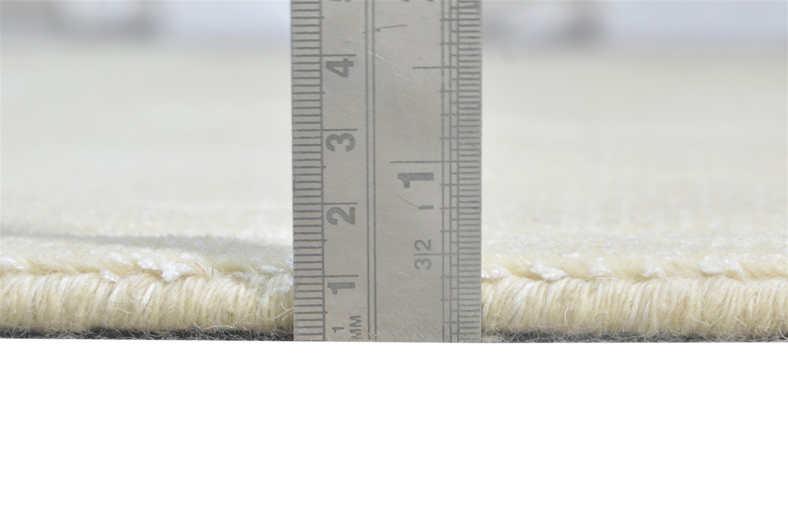 6X9 Rug Silk Beige Modern Hand Knotted Scandinavian Abstract Room Size Carpet Area Rug