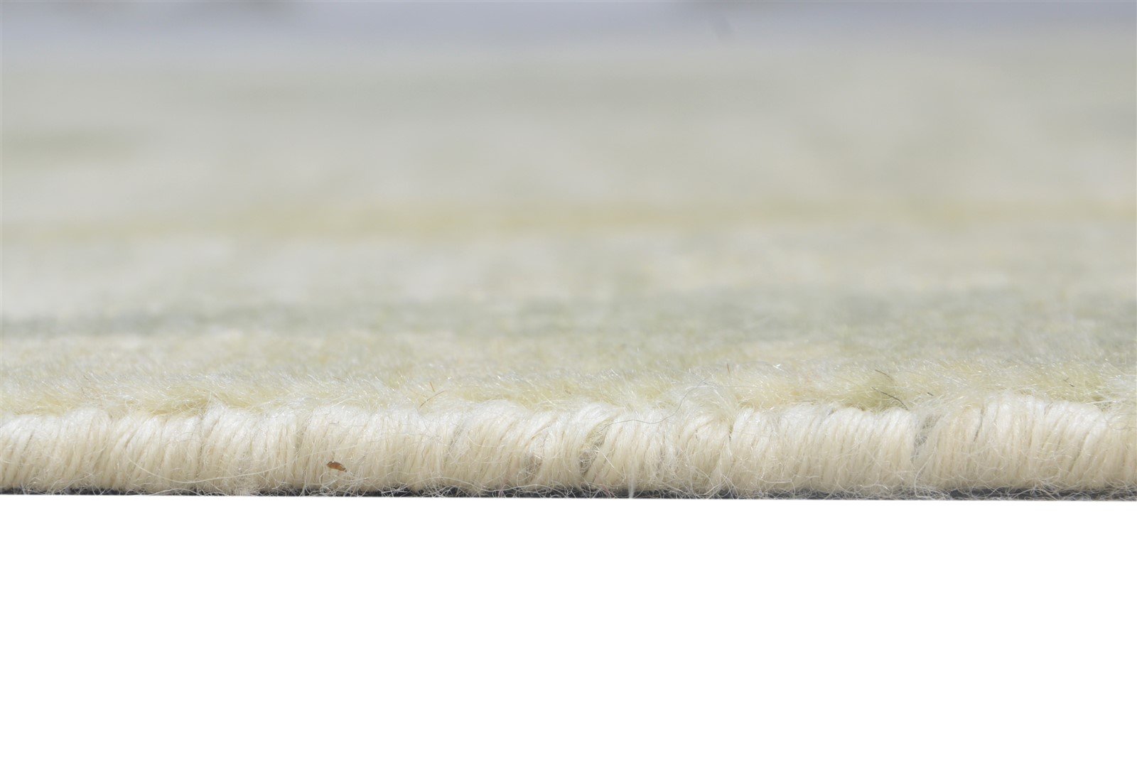 Beige Wool Rug 4' X 6' Modern Hand Knotted French Floral Room Size Carpet Area Rug