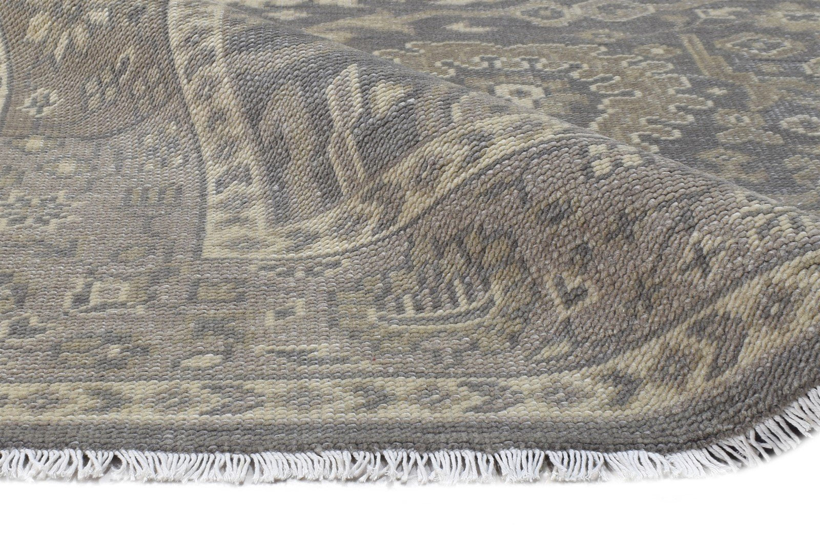 Grey Wool Rug 6' X 8' Persian Hand Knotted Nain Oriental Room Size Carpet Area Rug