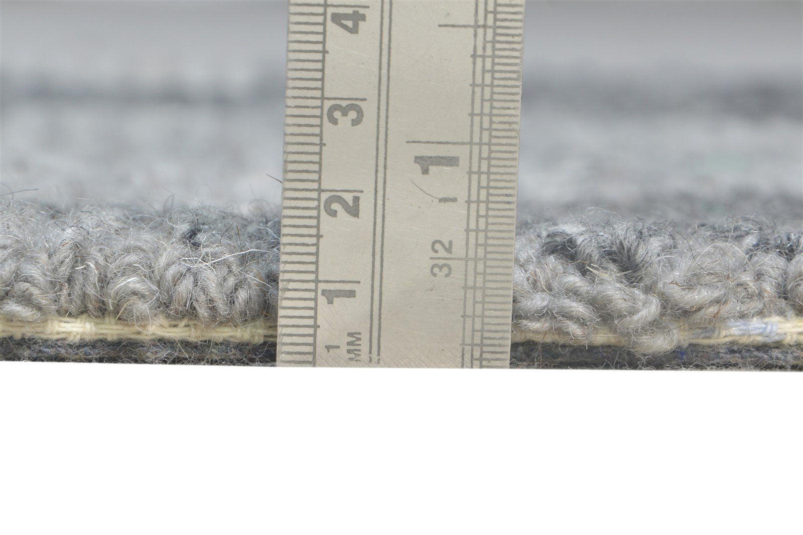 Hand Tufted Charcoal Wool Rug 2' X 3' Modern Scandinavian Diamond Small Carpet Area Rug