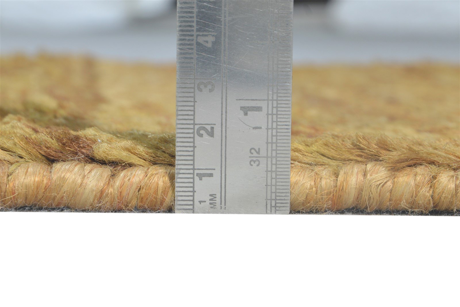 Hemp Brown Rug 2' X 3' Modern Hand Knotted Scandinavian Solid Small Carpet Area Rug