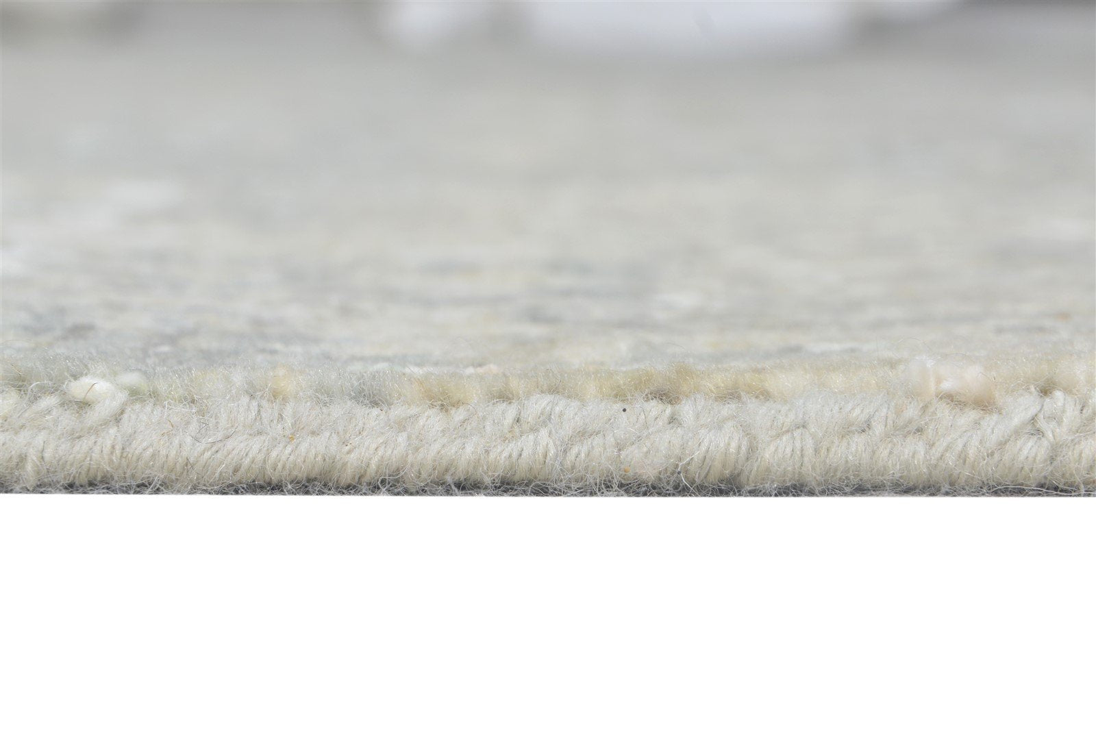 Wool / Silk Beige Rug 8X10 Persian Hand Knotted Oriental Modern Large Carpet Area Rug