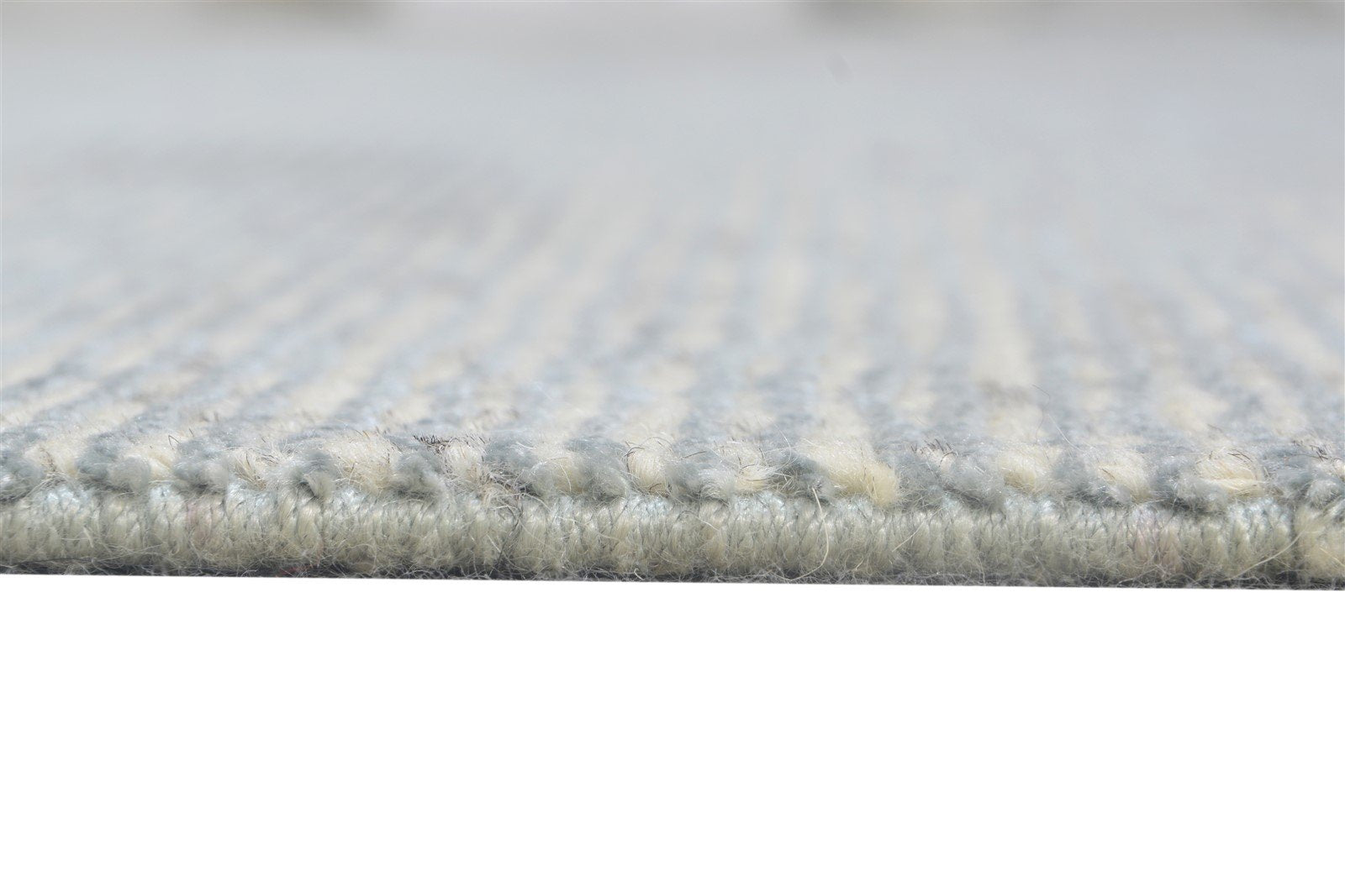 Grey Wool / Silk Rug 9X12 Modern Hand Knotted Scandinavian Solid Large Carpet Area Rug