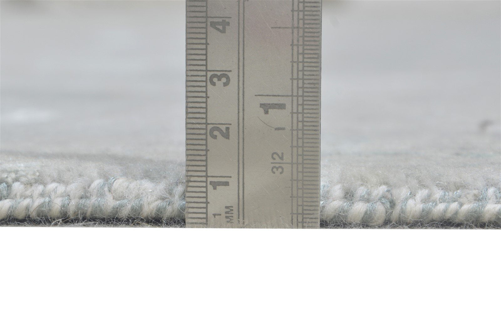 Hand Knotted Grey Wool / Silk Rug 8X10 Modern Oriental Abstract Large Carpet Area Rug