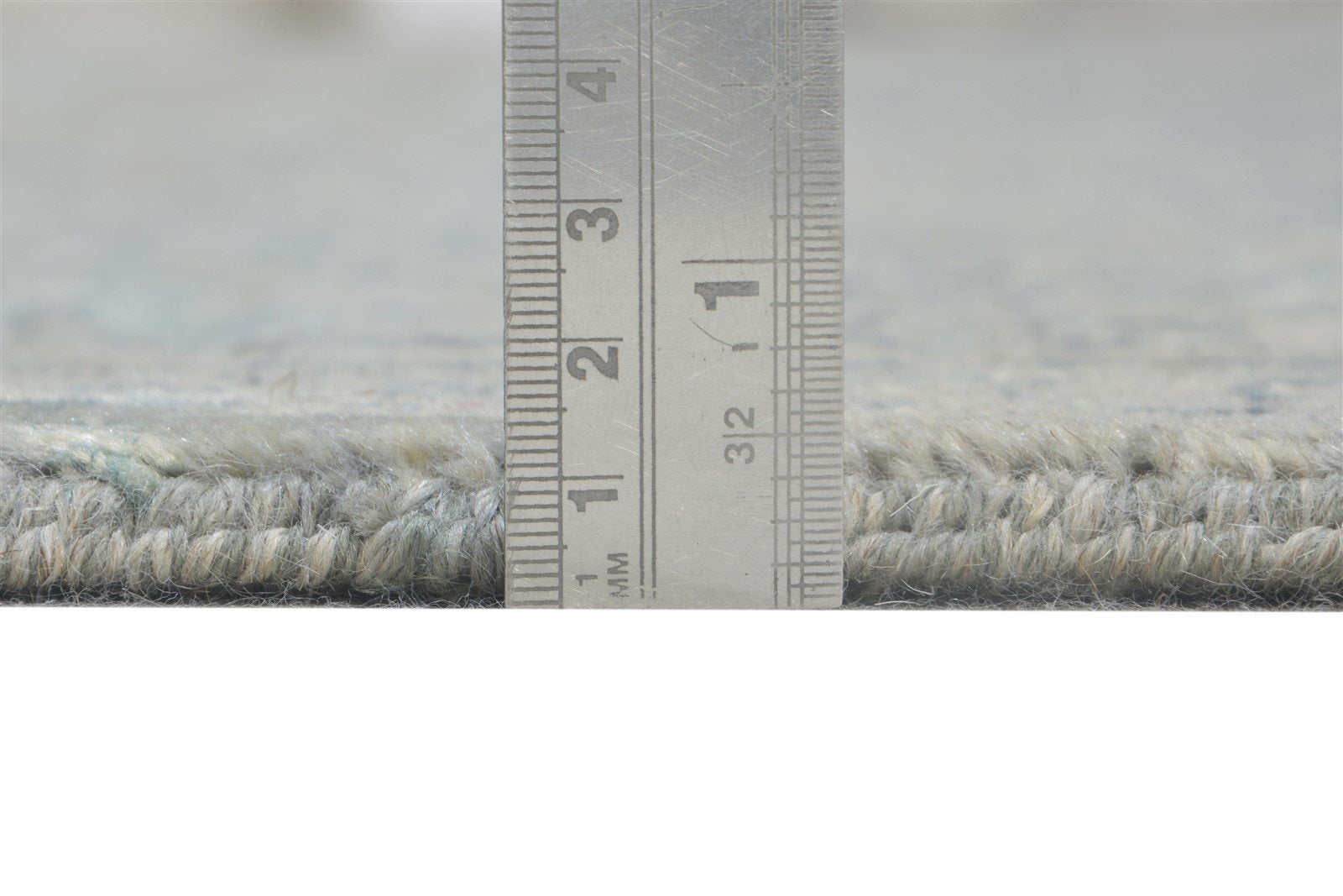 Wool / Silk Grey Rug 8X10 Modern Hand Knotted Oriental Abstract Large Carpet Area Rug