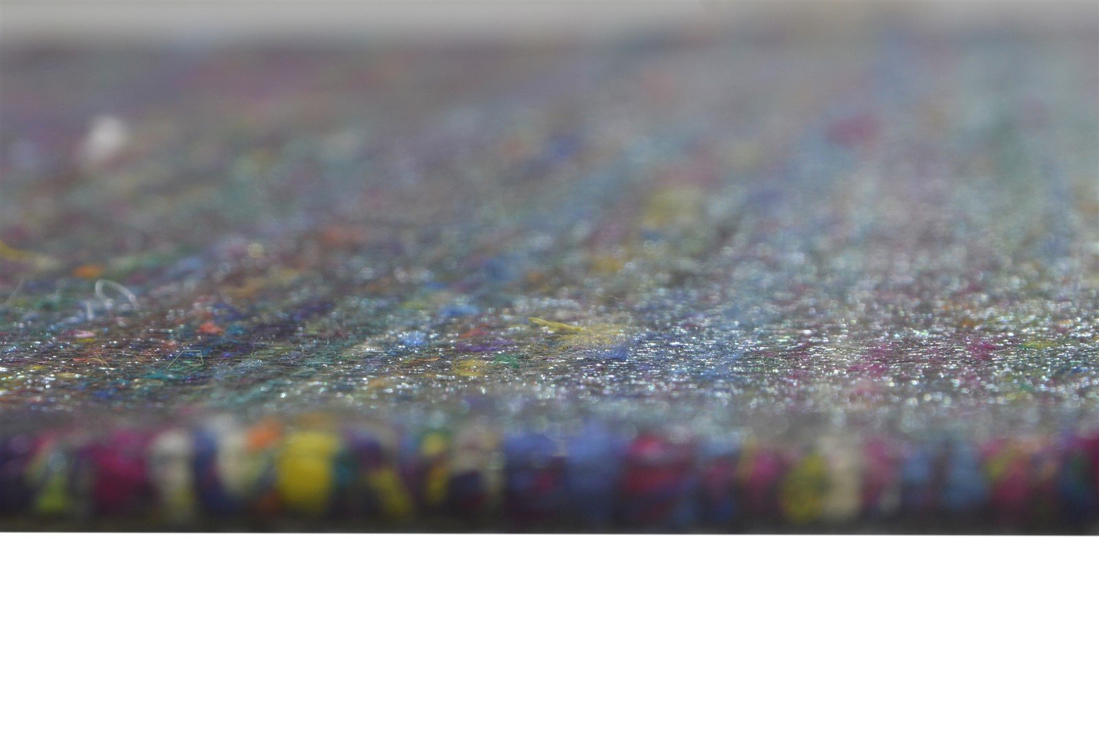 5' X 8' Rug Silk Purple Modern Hand Woven Bohemian Striped Room Size Carpet Area Rug