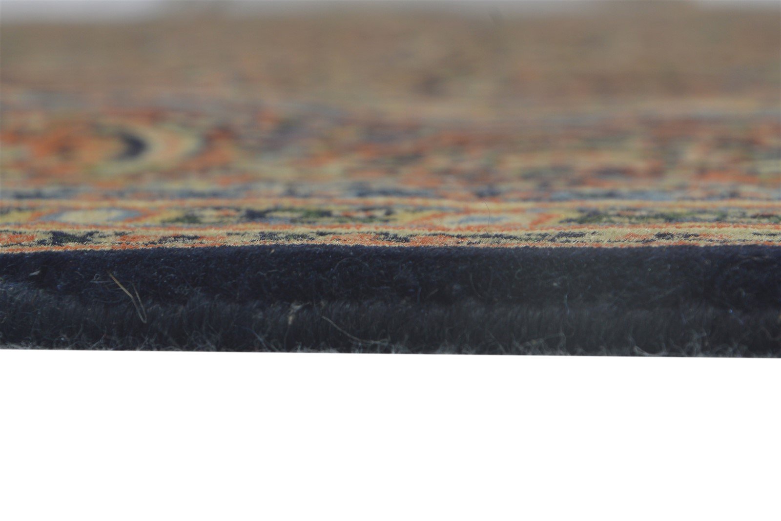 Hand Knotted Black Wool Rug 8' X 10' Persian Bijar Oriental Large Carpet Area Rug