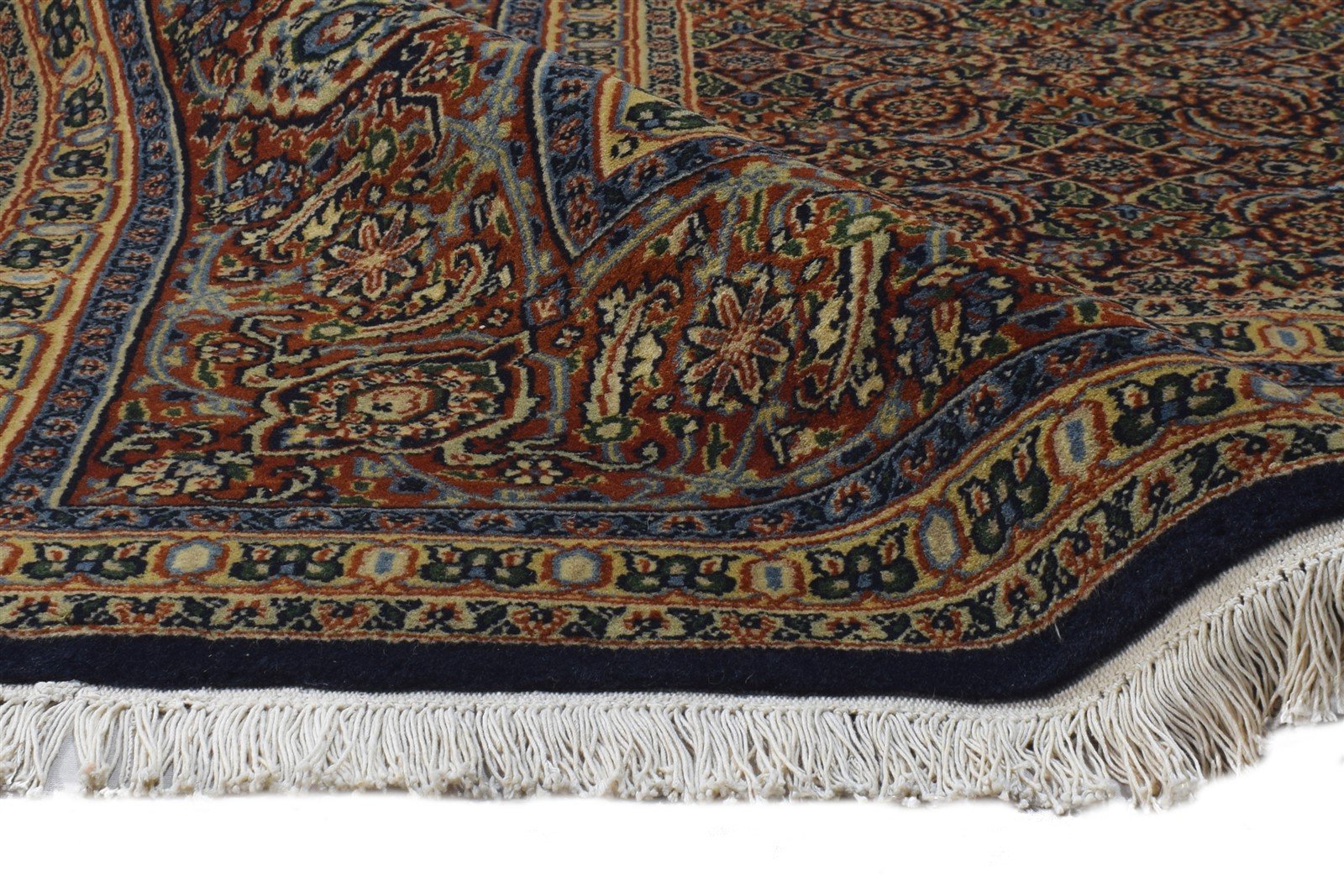 Hand Knotted Black Wool Rug 8' X 10' Persian Bijar Oriental Large Carpet Area Rug