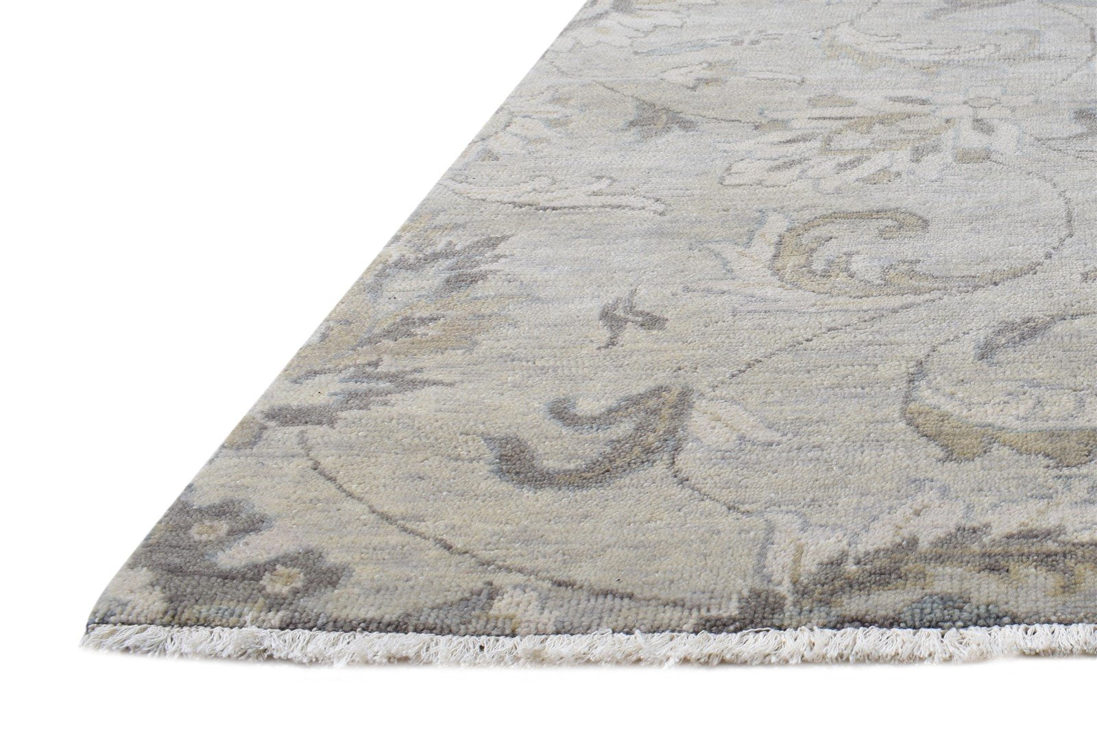 4' X 5' Rug Wool Beige Persian Hand Knotted Oushak Oriental Room Size Carpet Area Rug