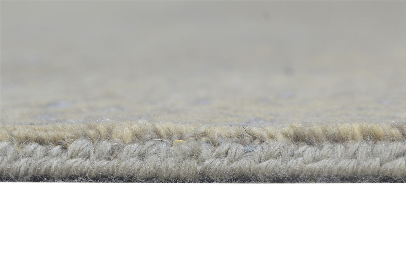 Hand Knotted Brown Wool Rug 6' X 9' Modern American Abstract Large Carpet Area Rug