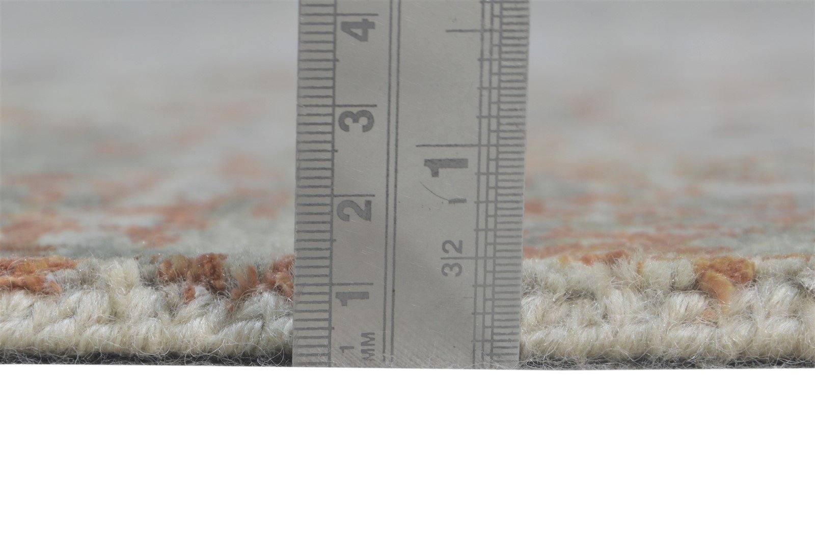 8X10 Rug Wool / Silk Beige Modern Hand Knotted American Abstract Large Carpet Area Rug
