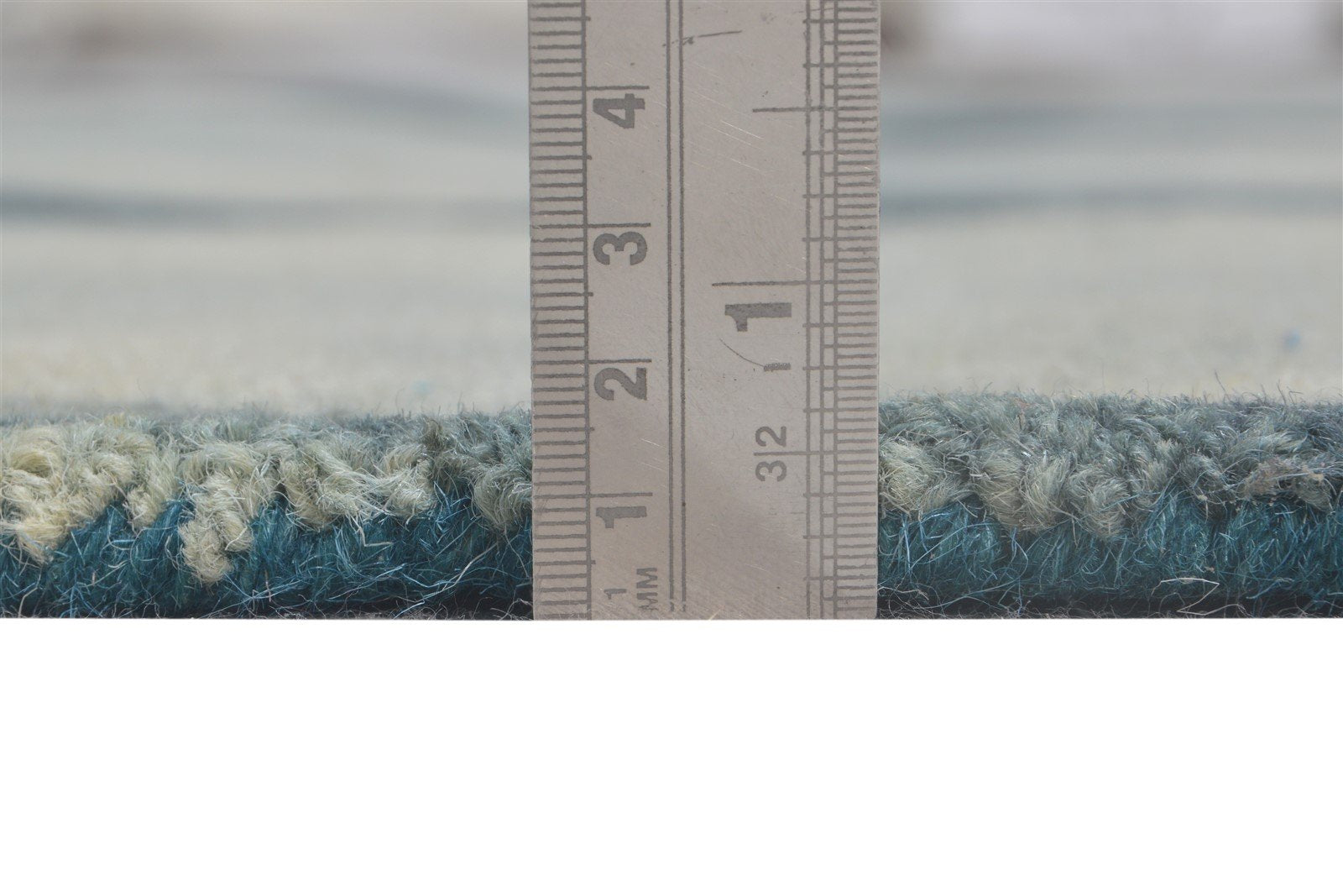 5' X 8' Rug Wool Grey Modern Hand Tufted Shibori Tie Dye Room Size Carpet Area Rug