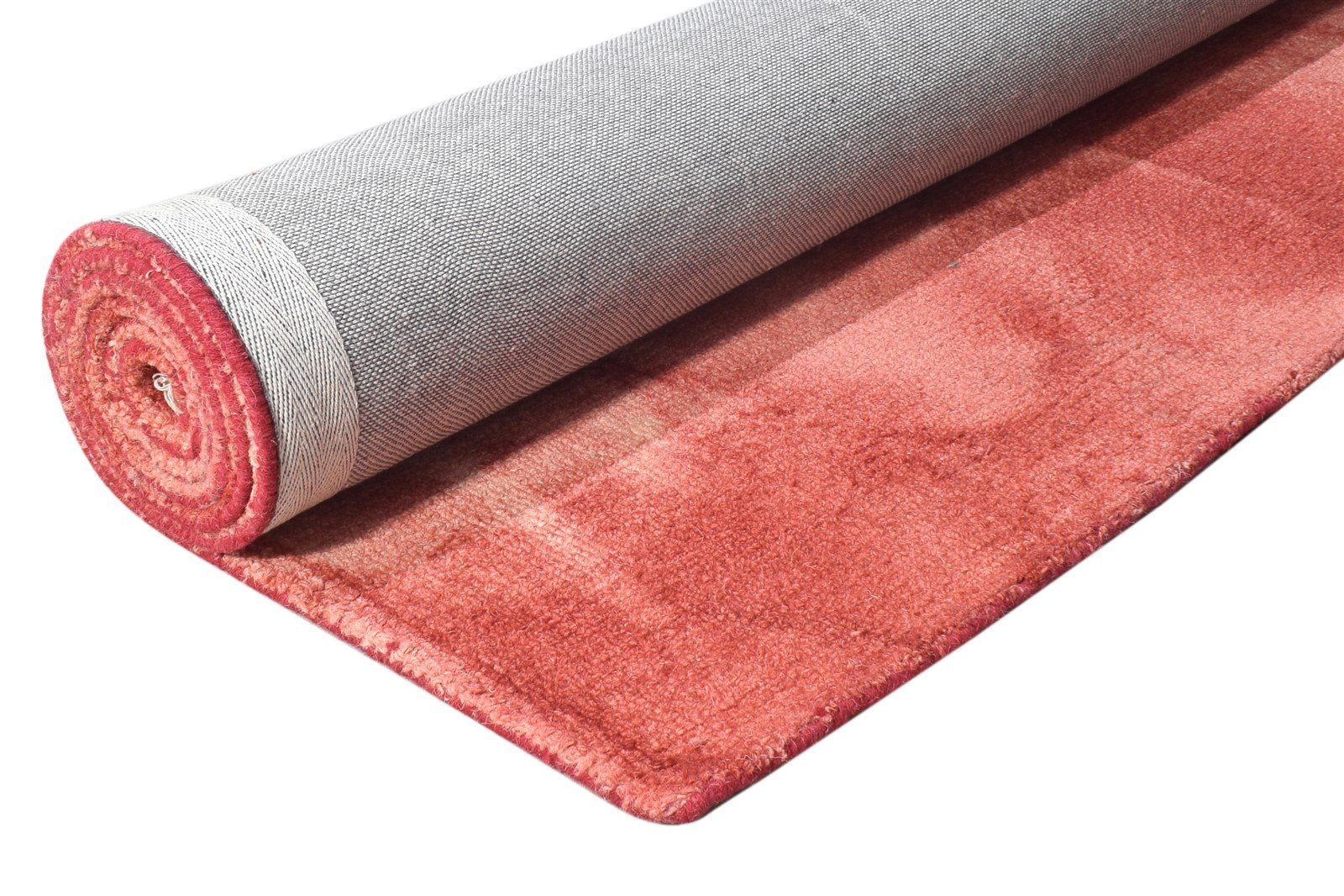 Hand Tufted Red Wool Rug 5' X 8' Modern Shibori Tie Dye Room Size Carpet Area Rug