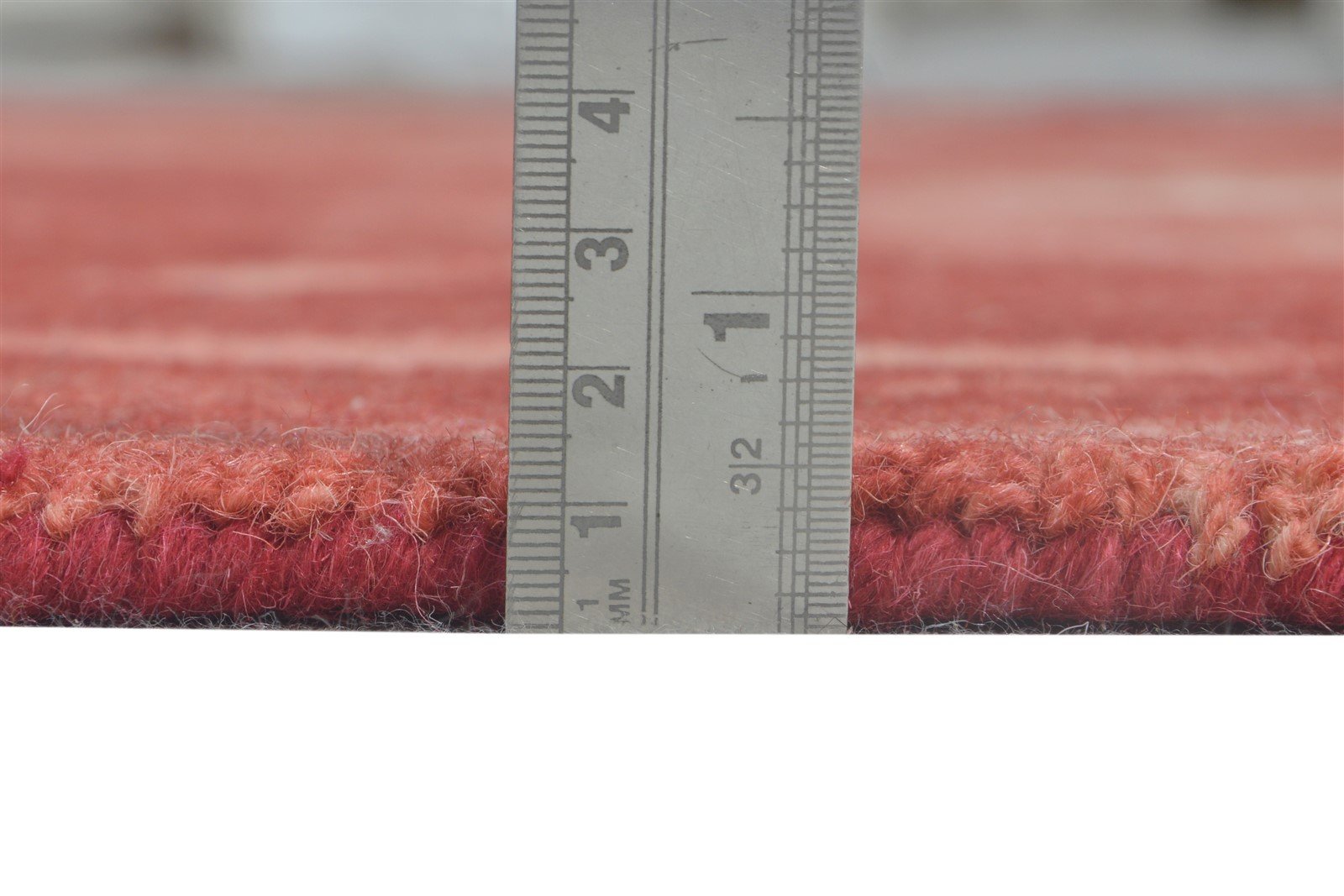 Hand Tufted Red Wool Rug 5' X 8' Modern Shibori Tie Dye Room Size Carpet Area Rug
