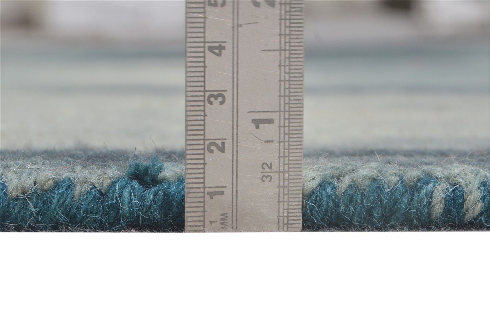 Hand Tufted Grey Wool Rug 5' X 8' Modern Shibori Tie Dye Room Size Carpet Area Rug
