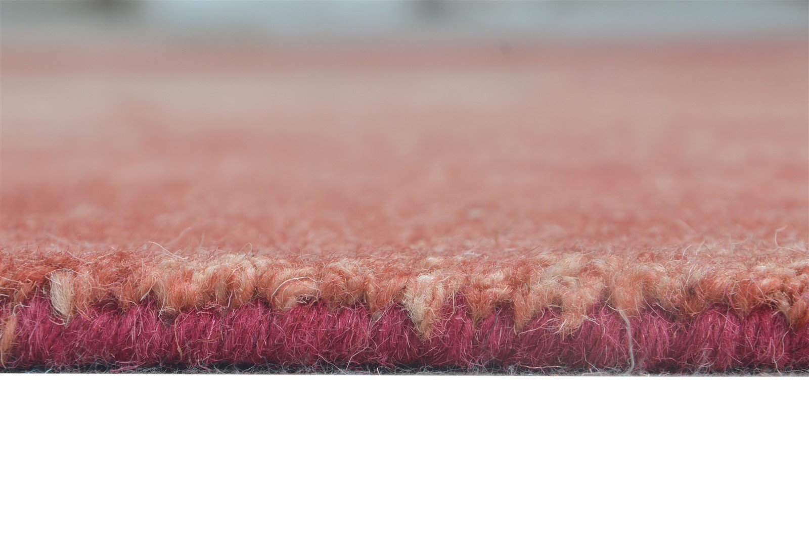 5' X 8' Rug Wool Red Modern Hand Tufted Shibori Tie Dye Room Size Carpet Area Rug