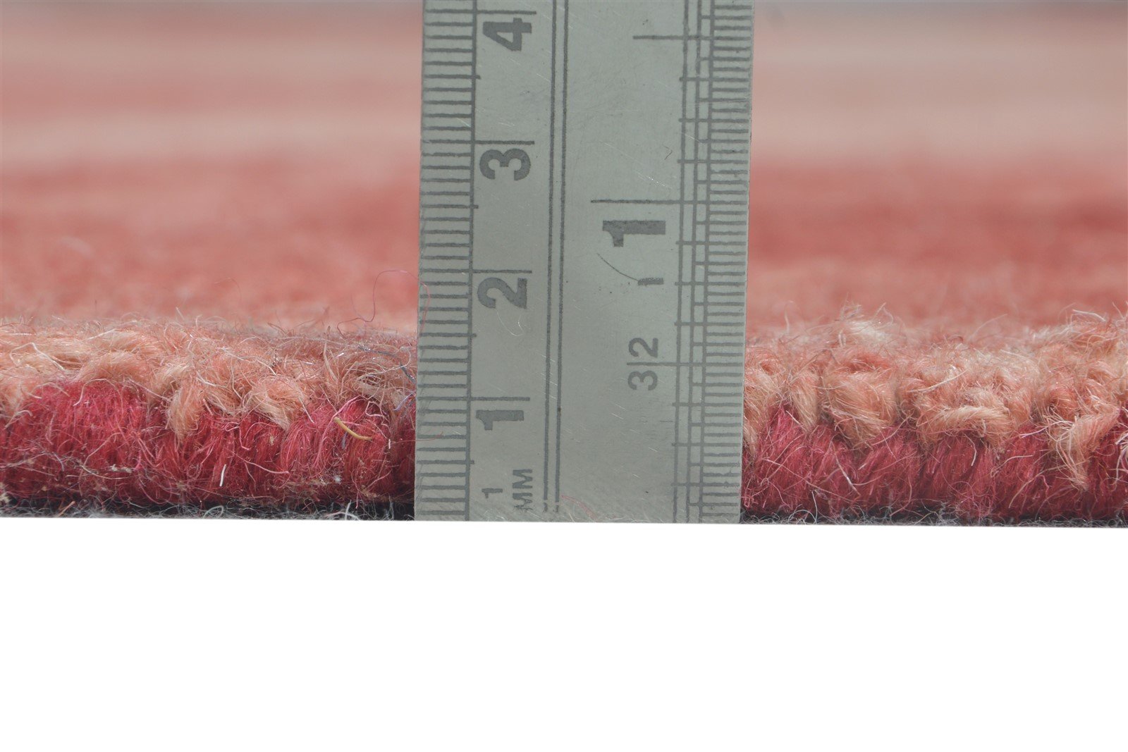 Red Wool Rug 5' X 8' Modern Hand Tufted Shibori Tie Dye Room Size Carpet Area Rug