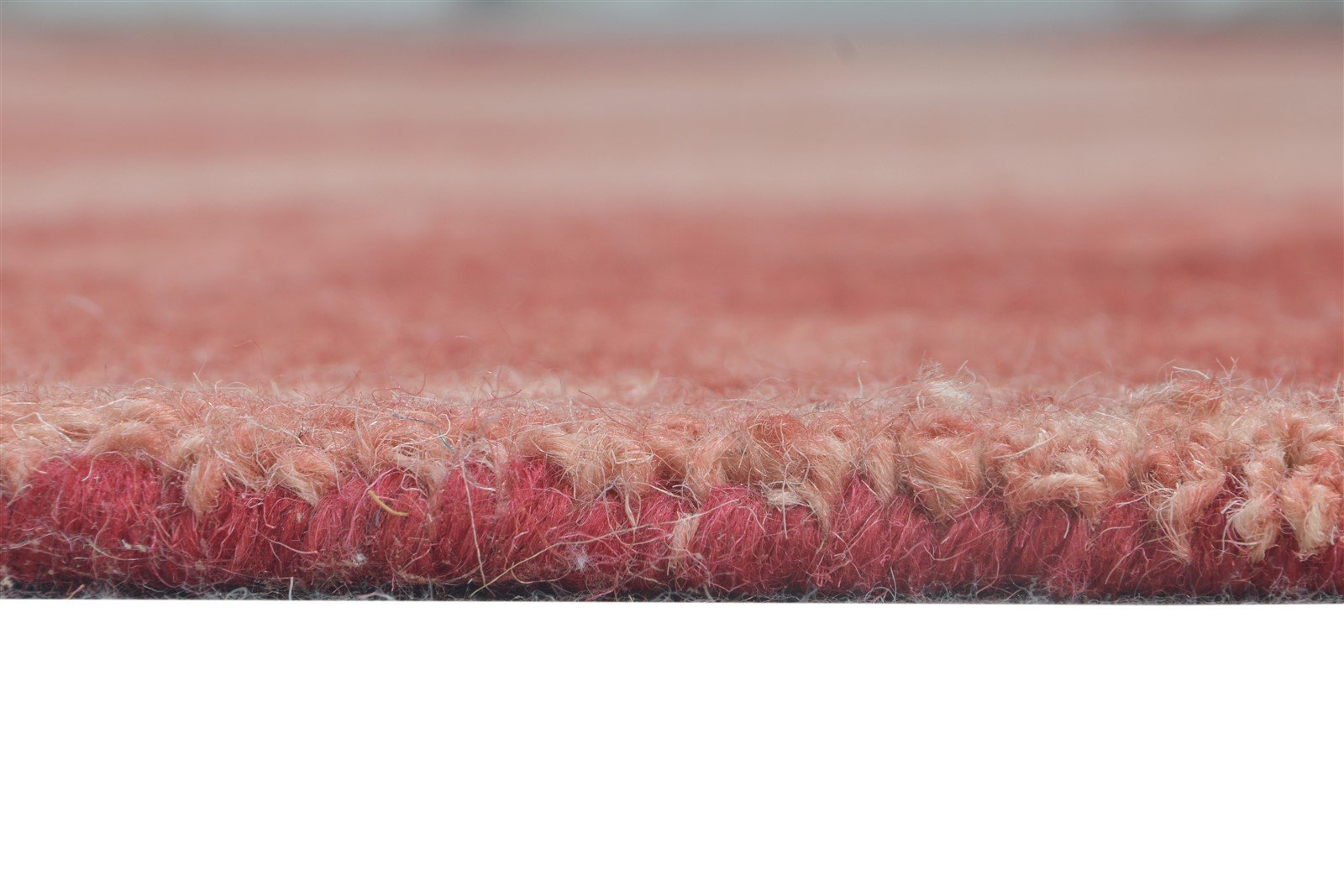 Red Wool Rug 5' X 8' Modern Hand Tufted Shibori Tie Dye Room Size Carpet Area Rug