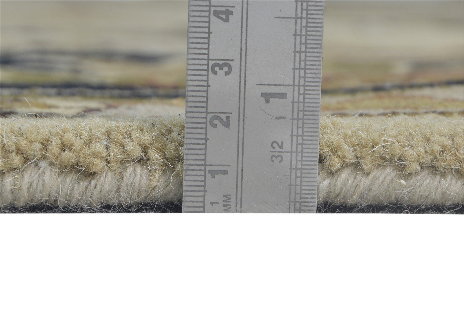 Beige Wool Rug 8' X 10' Persian Hand Tufted Mughal Oriental Large Carpet Area Rug