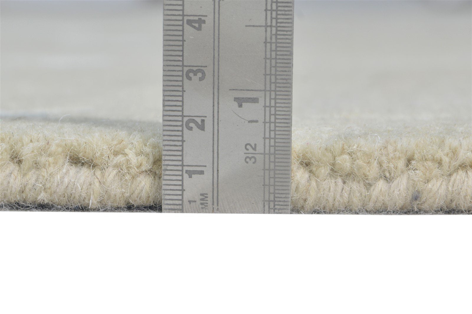 Wool Beige Rug 5' X 8' Modern Hand Tufted American Stars Room Size Carpet Area Rug