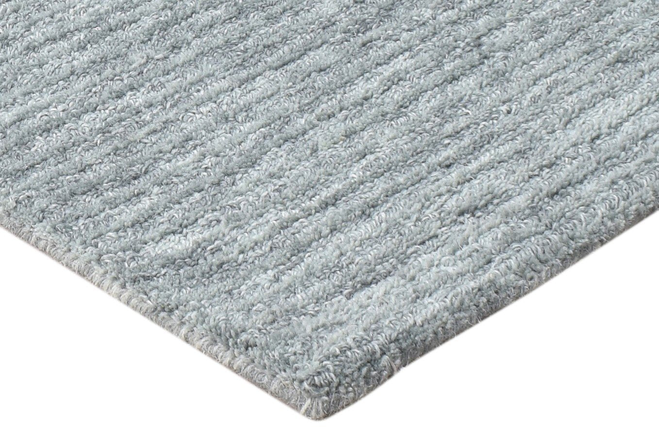 Wool Grey Rug 5' X 8' Modern Hand Tufted Scandinavian Bordered Room Size Carpet Area Rug