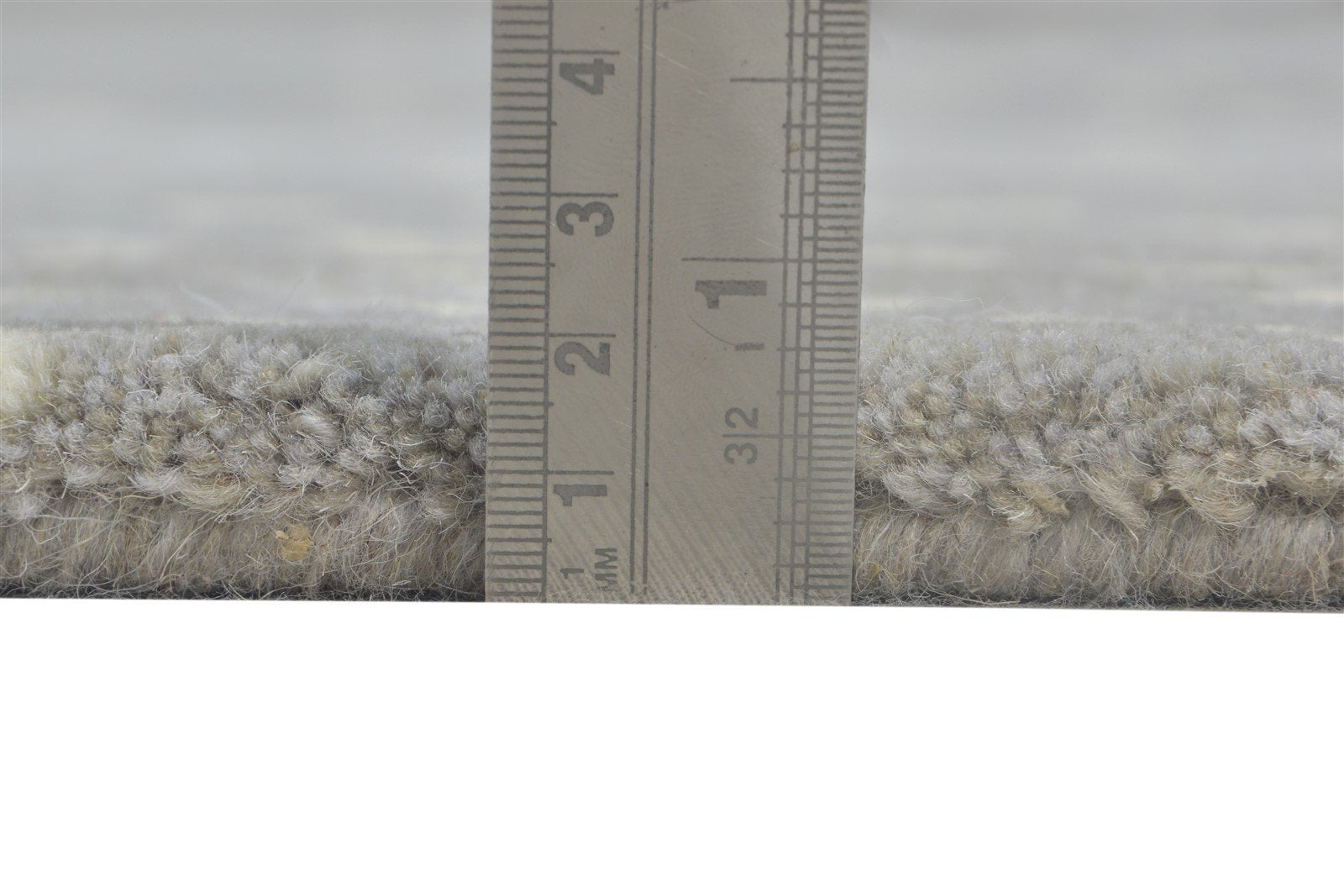 Grey Wool Rug 5' X 8' Modern Hand Tufted American Antelope Room Size Carpet Area Rug