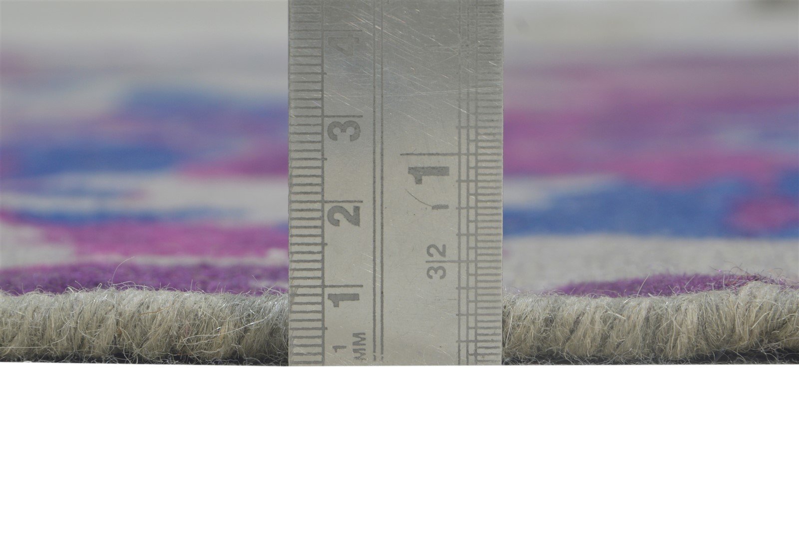 5' X 8' Rug Wool Purple Modern Dhurrie Bohemian Abstract Room Size Carpet Area Rug