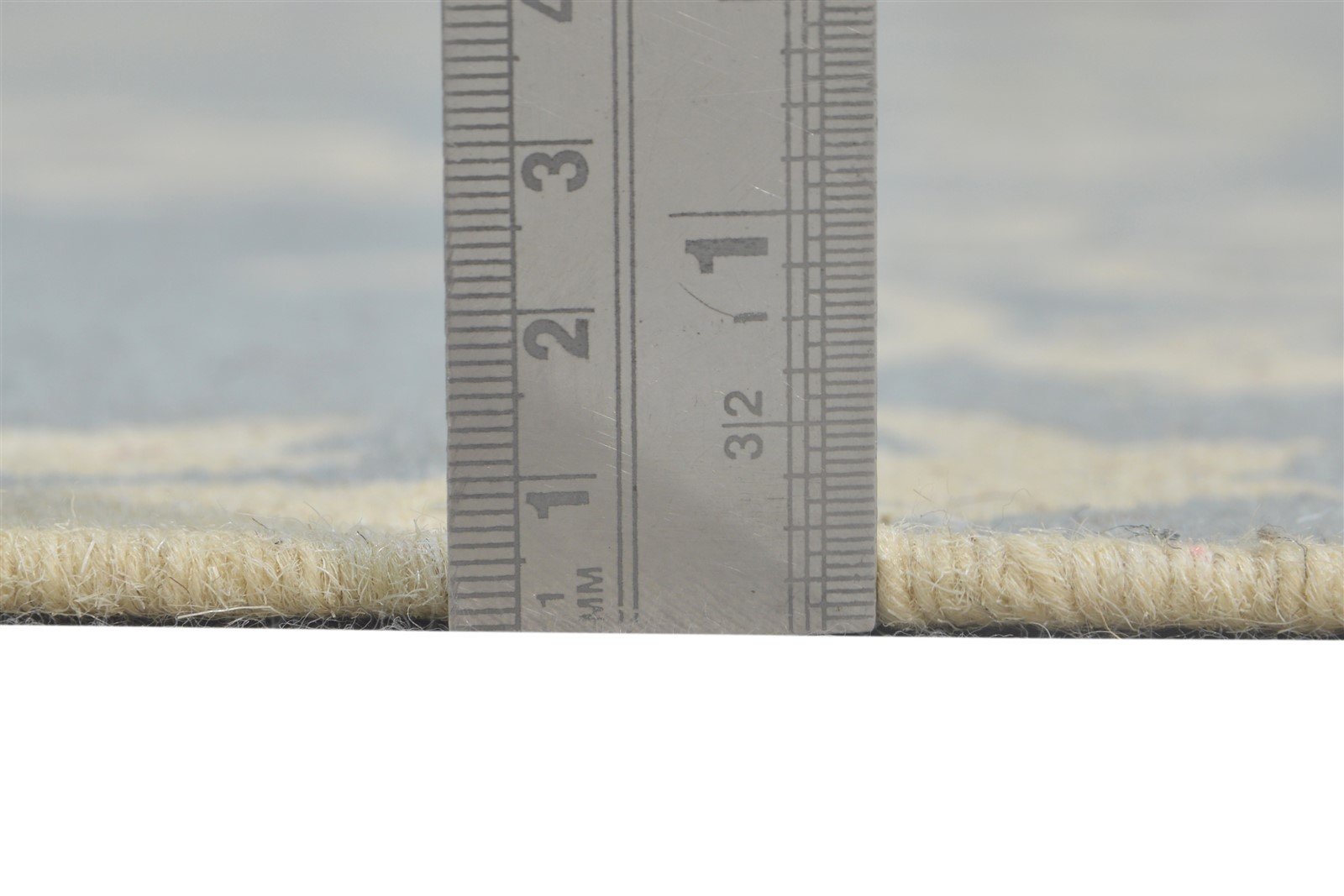 Grey Wool Rug 5' X 8' Modern Dhurrie Scandinavian Floral Room Size Carpet Area Rug