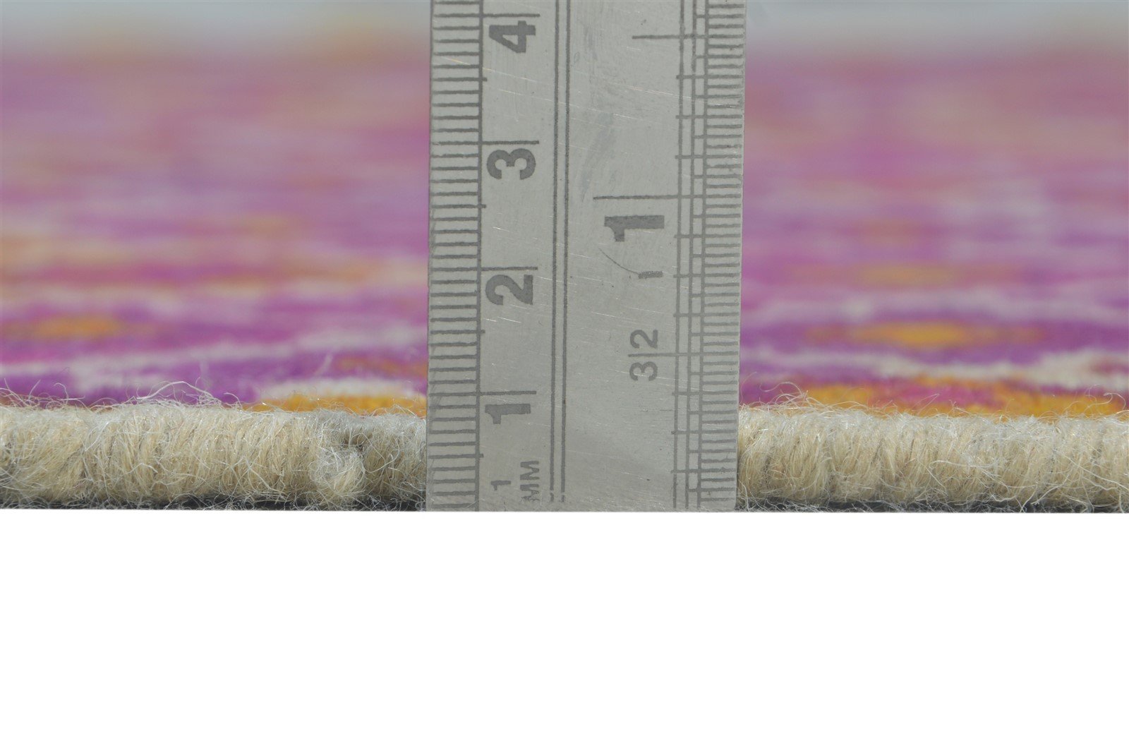 5' X 8' Rug Wool Purple Modern Dhurrie Bohemian Diamond Room Size Carpet Area Rug