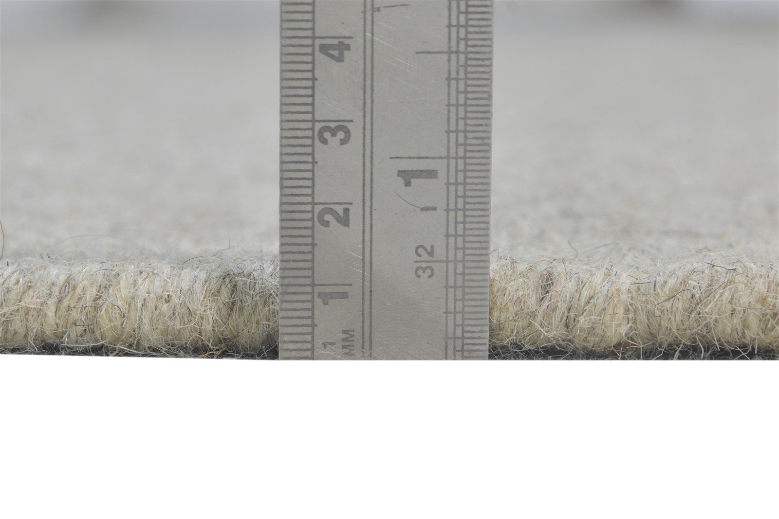 Dhurrie Beige Wool Rug 5' X 8' Modern Scandinavian Trellis Room Size Carpet Area Rug