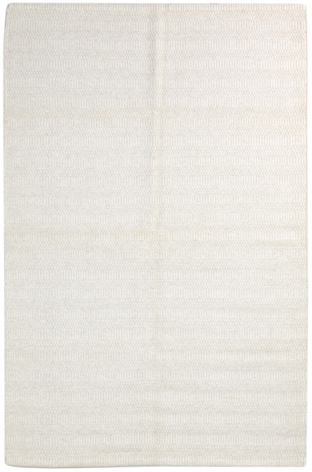 Dhurrie Beige Wool Rug 5' X 8' Modern Scandinavian Trellis Room Size Carpet Area Rug