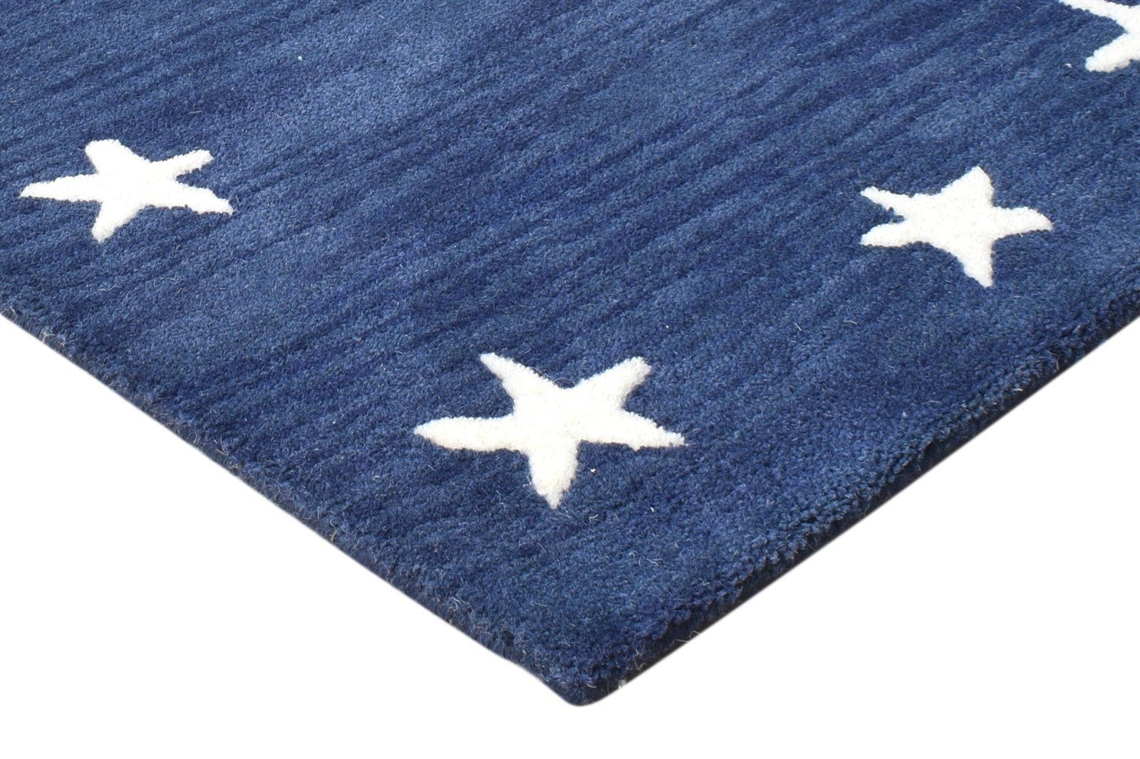 Star Rug Navy Blue Kids Rug Starry Skies Rug Nursery Rug Star Area Rug