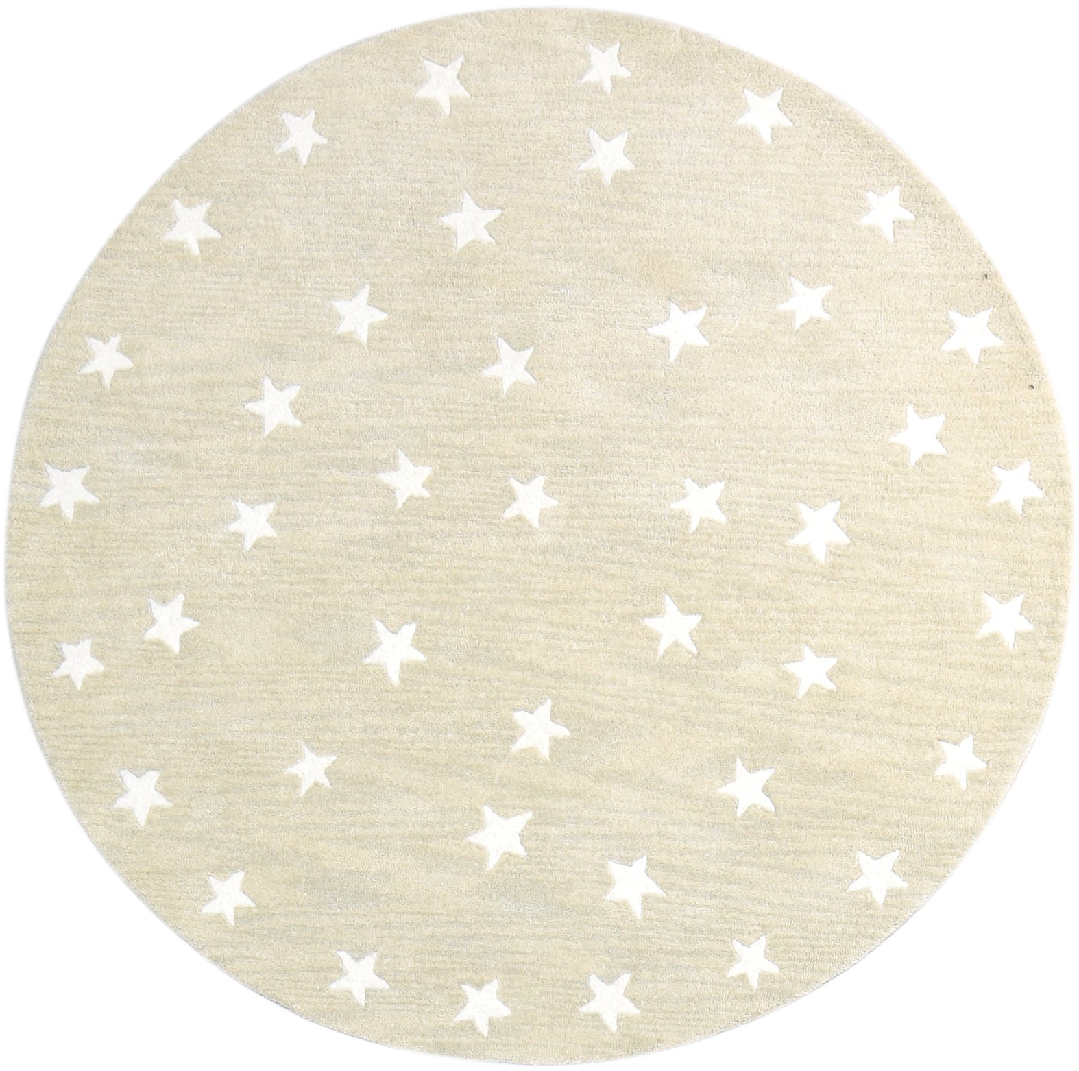 Star Rug Natural Beige Kids Rug Starry Skies Rug Nursery Rug Neutral Color Area Rug