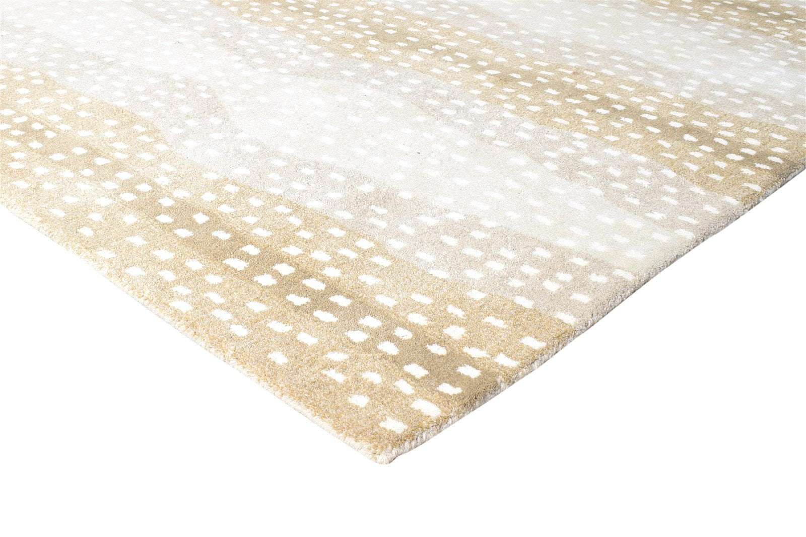 Antelope Rug Handmade Wool Animal Print Beige Area Rug