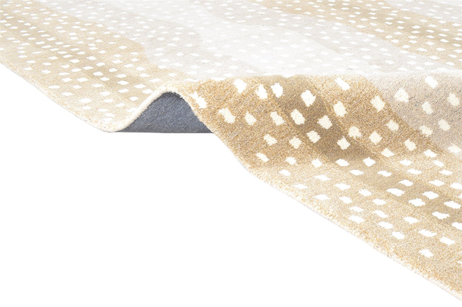 Antelope Rug Handmade Wool Animal Print Beige Area Rug